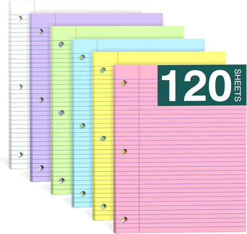 Note pads 5 loose leaf - note, x