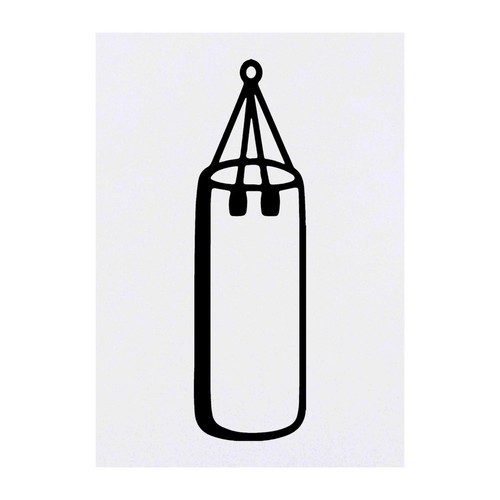 Punching bag temporary - 'punching, bag'