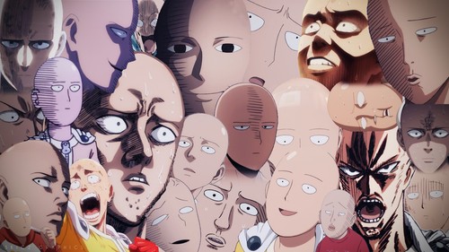 Saitama artwork face - saitama, one