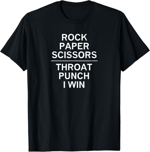 Rock paper scissors - scissors, throat