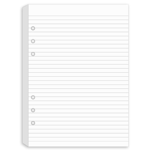 Lined paper refills 6 - refills,
