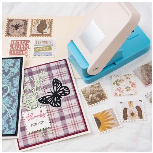 Large square postage stamp - square,