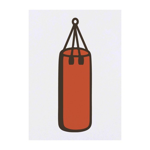 Punching bag temporary - 'punching, bag'